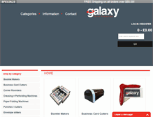 Tablet Screenshot of galaxyprintfinishing.com